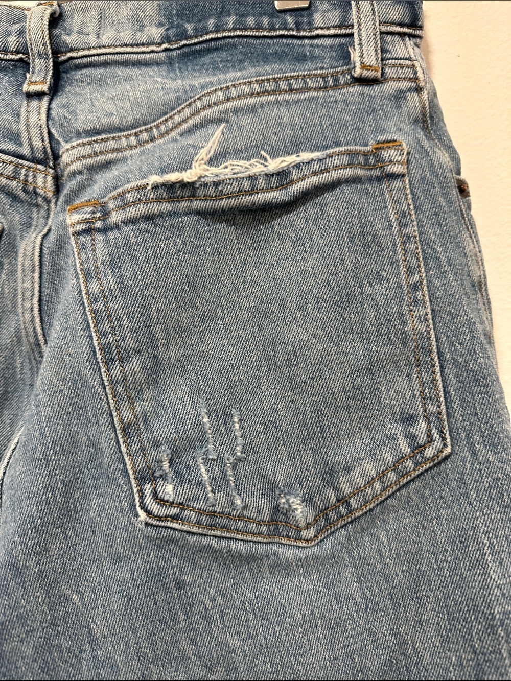 Abercrombie & Fitch Light Blue The ‘90s Straight Ultra High Rise 163 - Picture 5 of 5